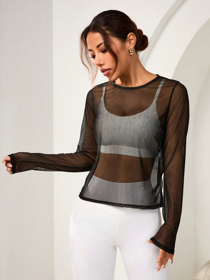 Top SHEIN, negru