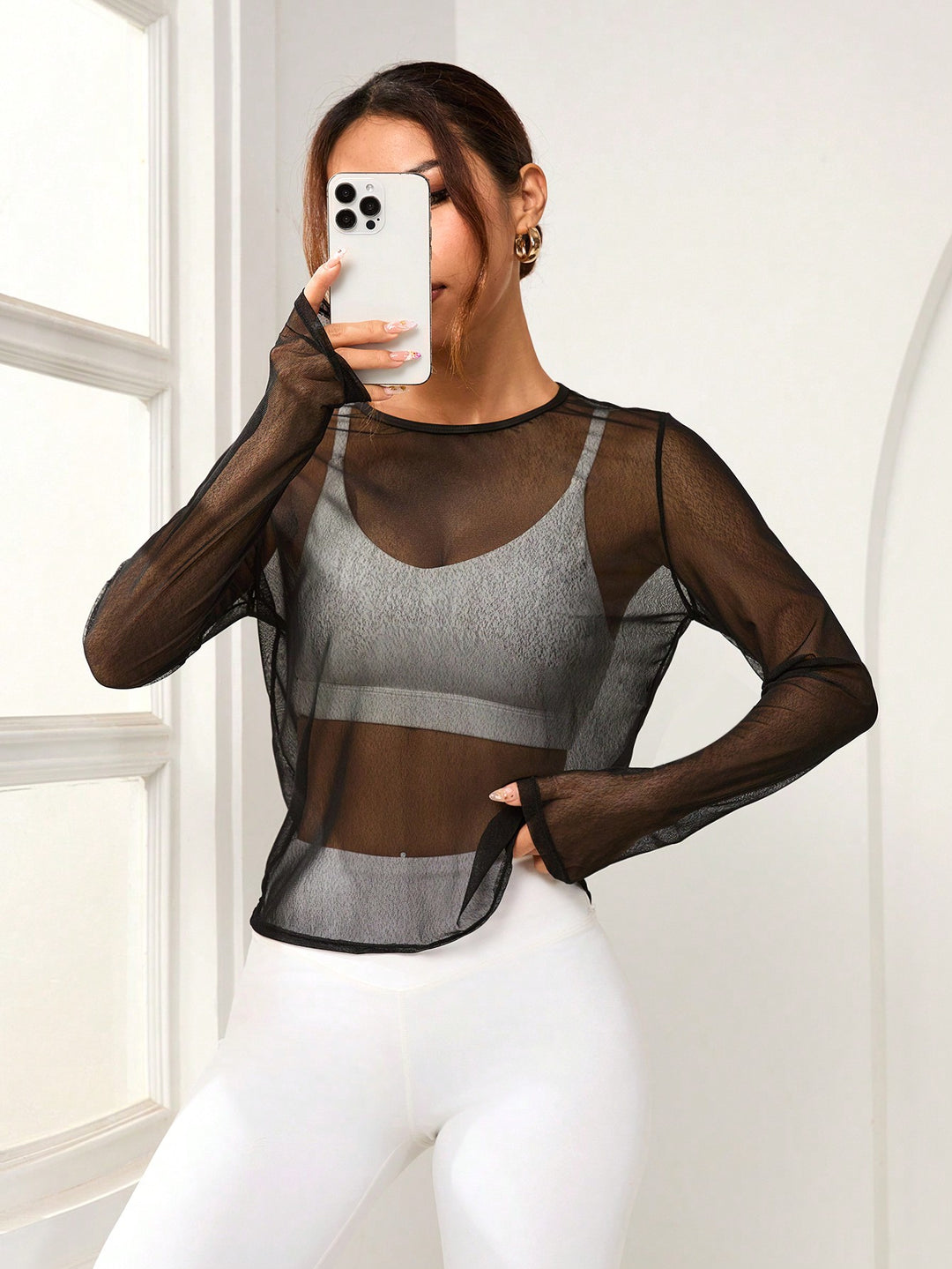 Top SHEIN, negru