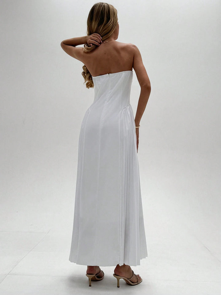 Rochie maxi SHEIN, alb