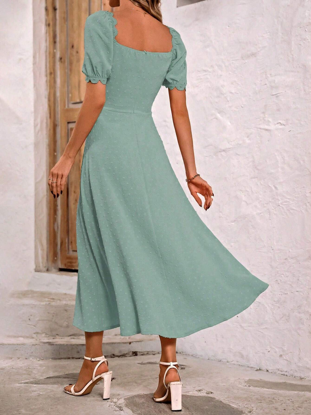 Rochie midi SHEIN, verde