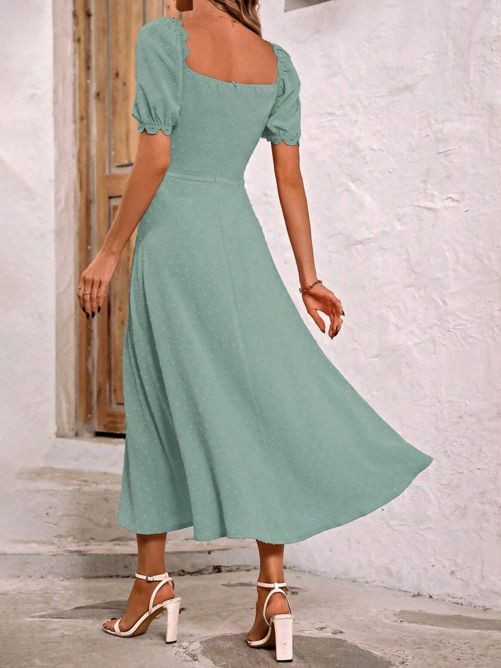 Rochie midi SHEIN, verde