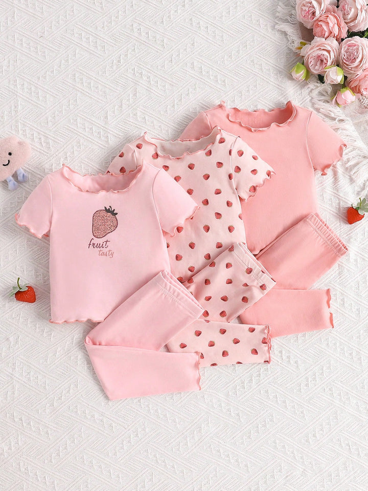 Set pijamale SHEIN, roz
