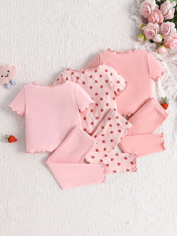 Set pijamale SHEIN, roz