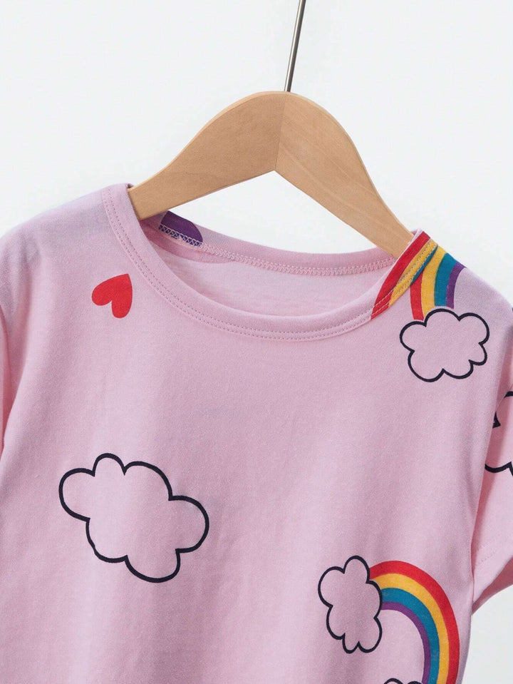 Compleu pijamale SHEIN, roz