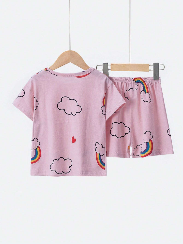 Compleu pijamale SHEIN, roz