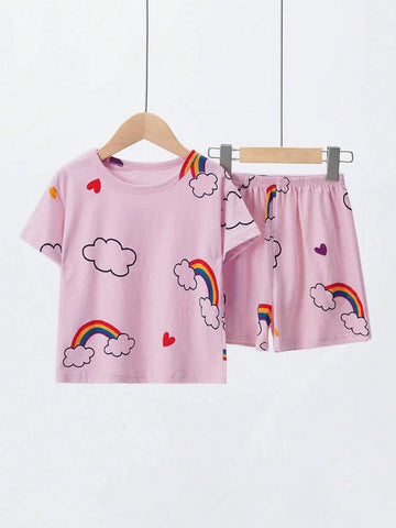 Compleu pijamale SHEIN, roz