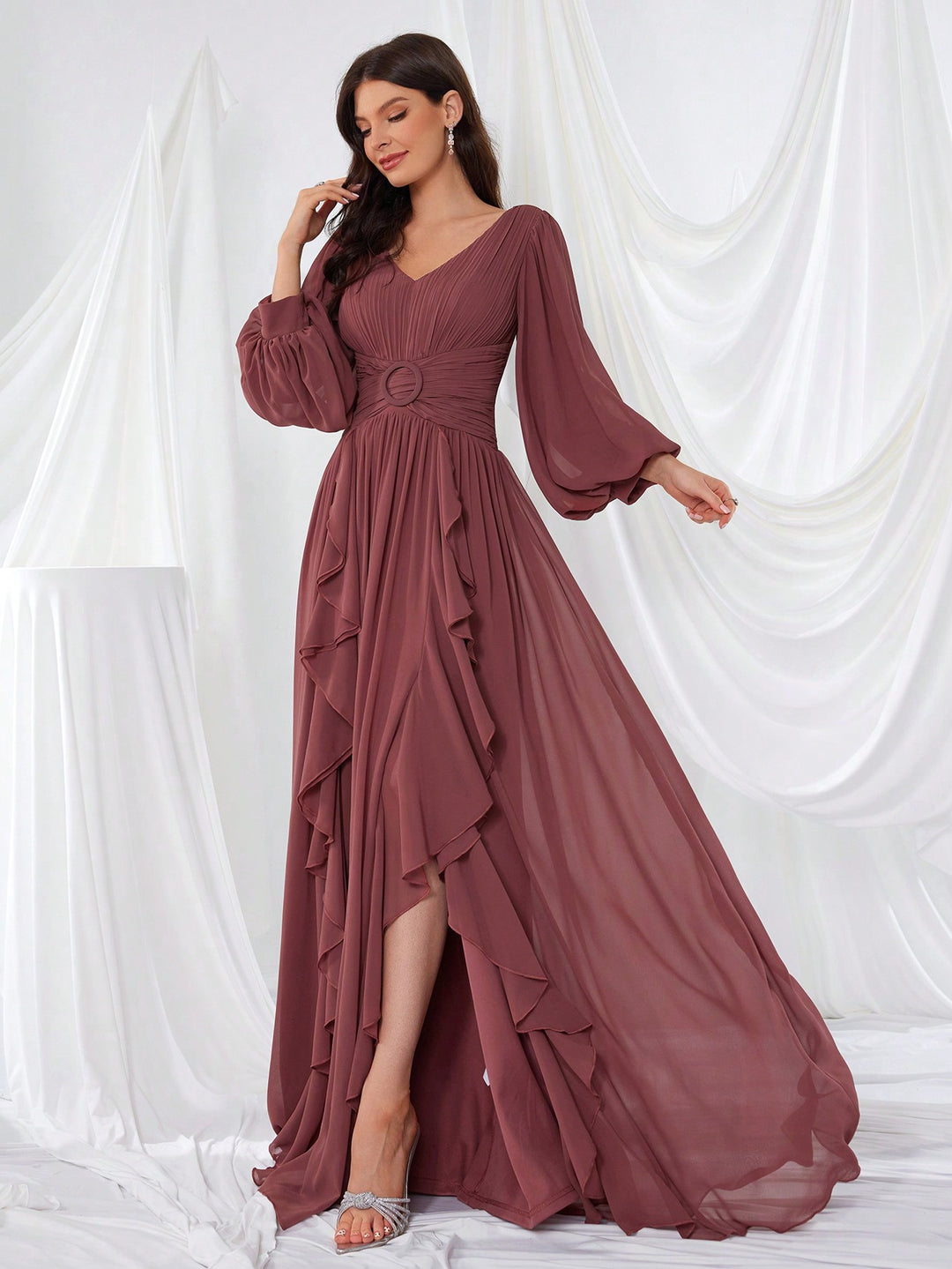 Rochie SHEIN, maro