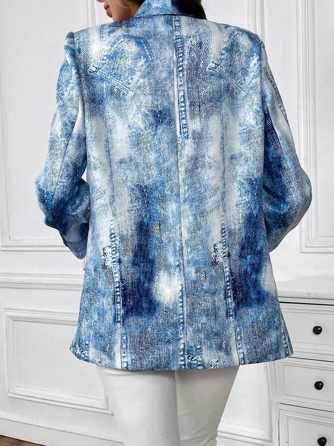 SHEIN blézer, kék