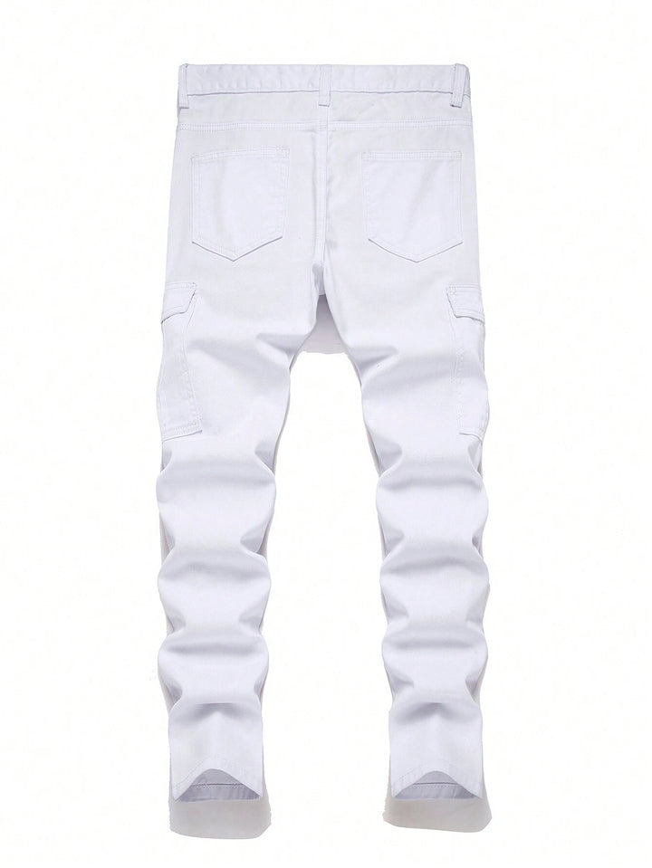 Jeans SHEIN, alb