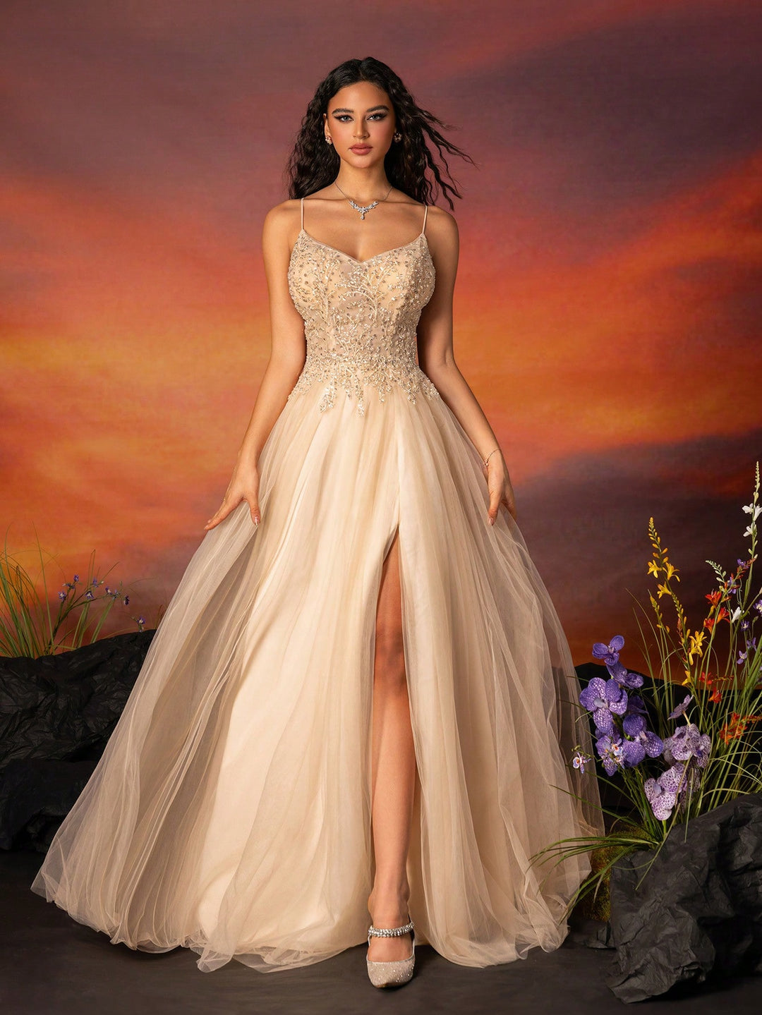 Rochie SHEIN, auriu