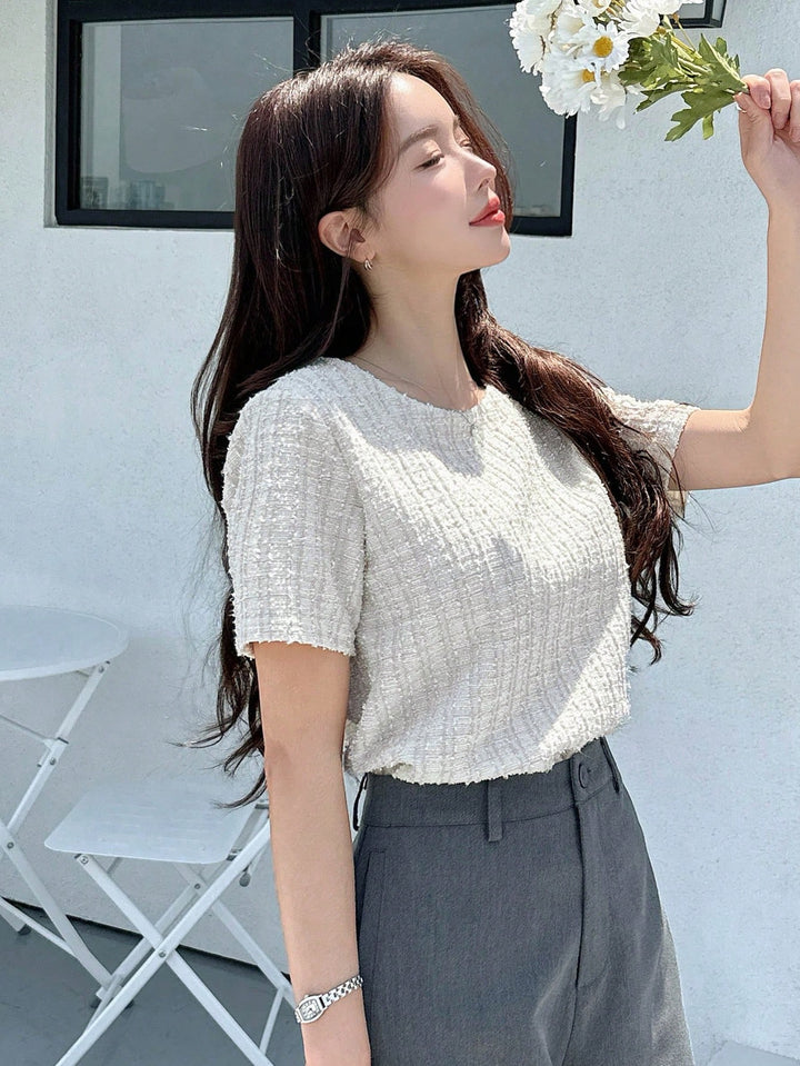 Tricou SHEIN, bej