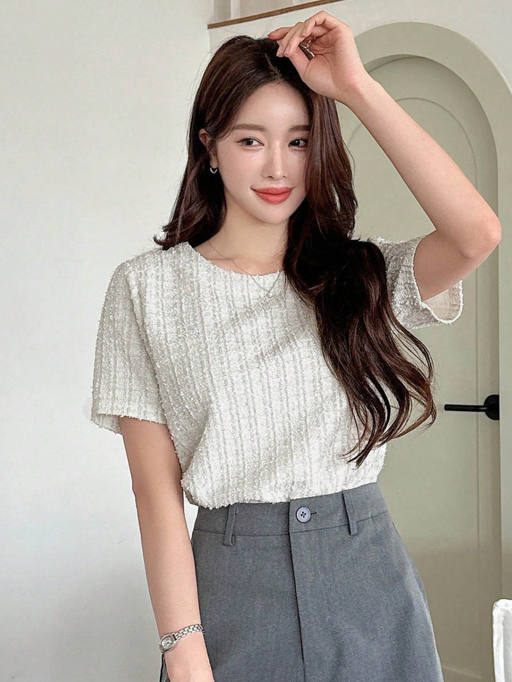Tricou SHEIN, bej