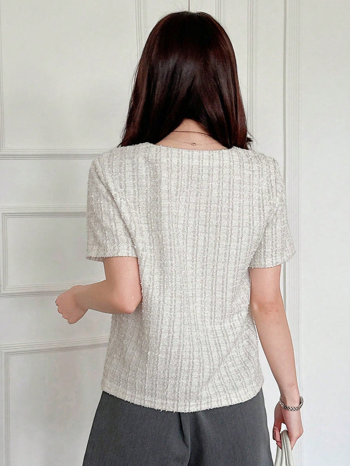 Tricou SHEIN, bej