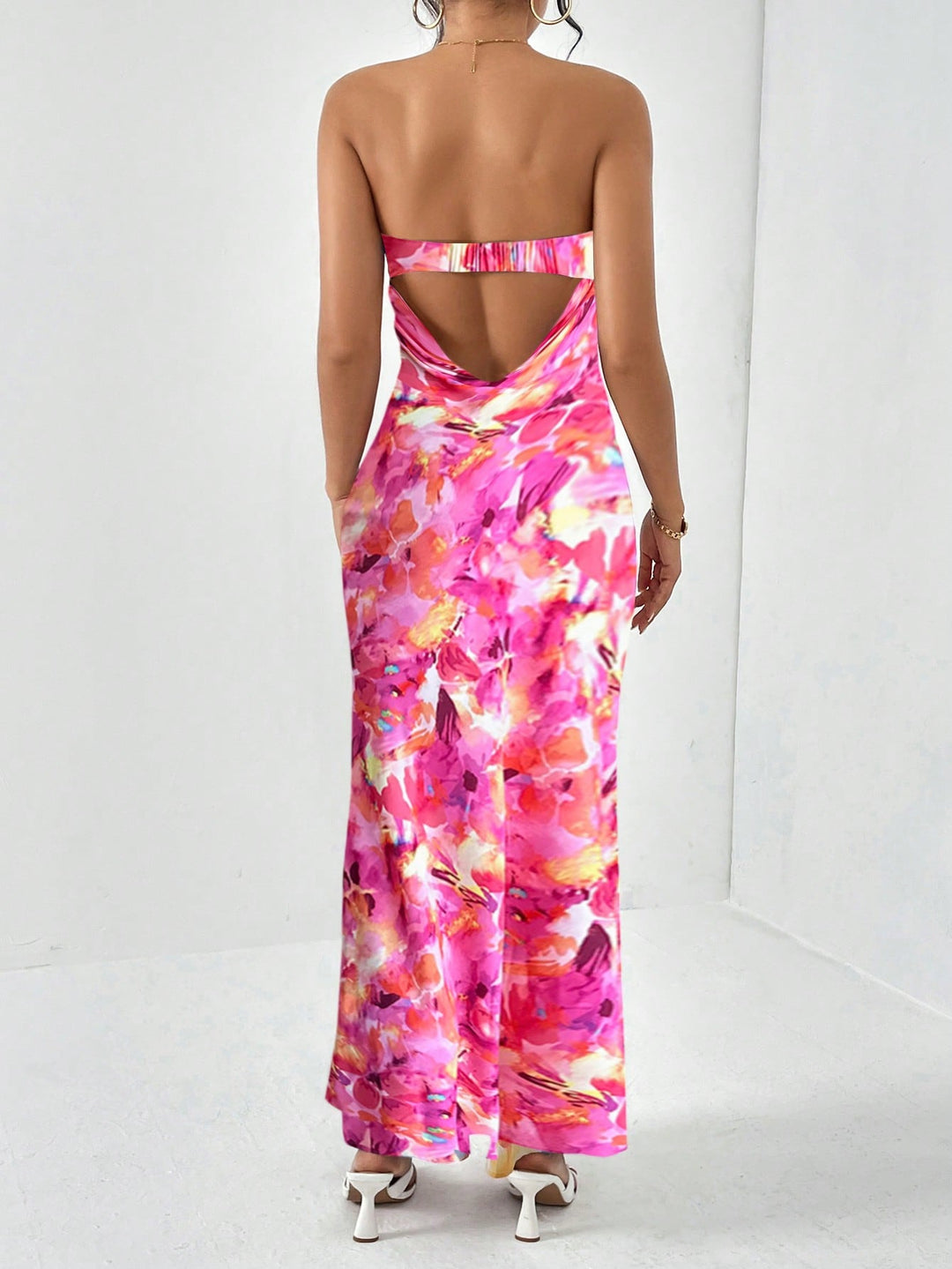 Rochie maxi SHEIN, mix culori