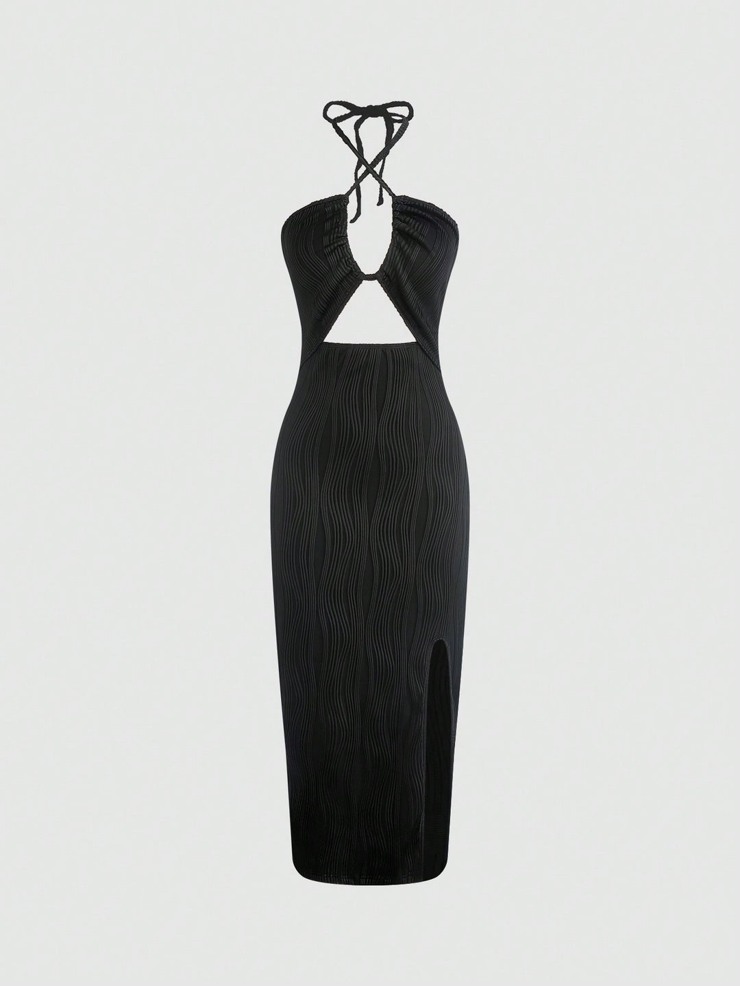 SHEIN maxi ruha, fekete