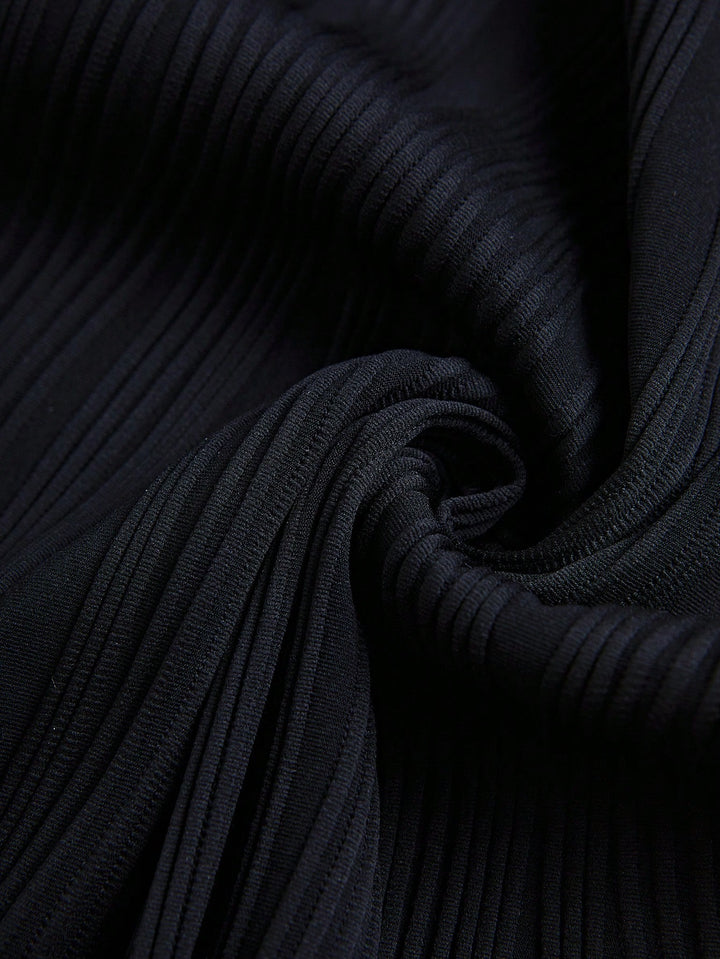 SHEIN maxi ruha, fekete