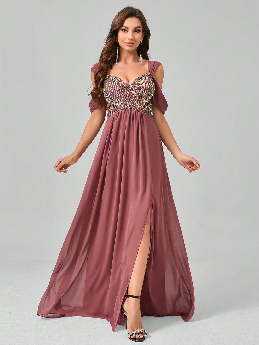 Rochie SHEIN, maro