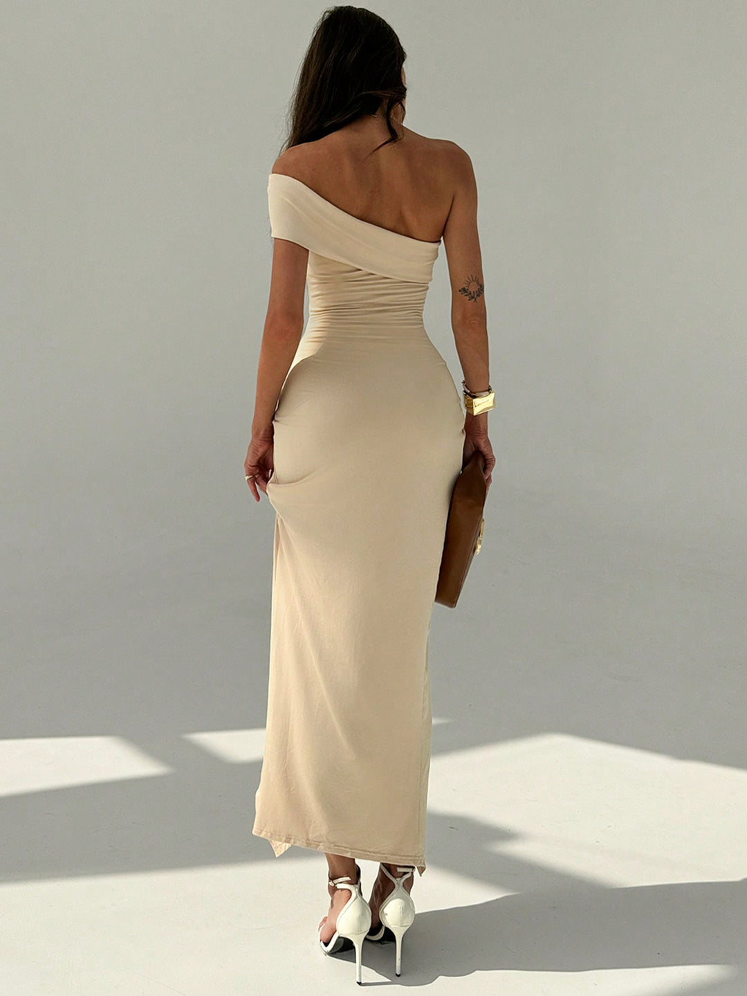 Rochie maxi SHEIN, portocaliu