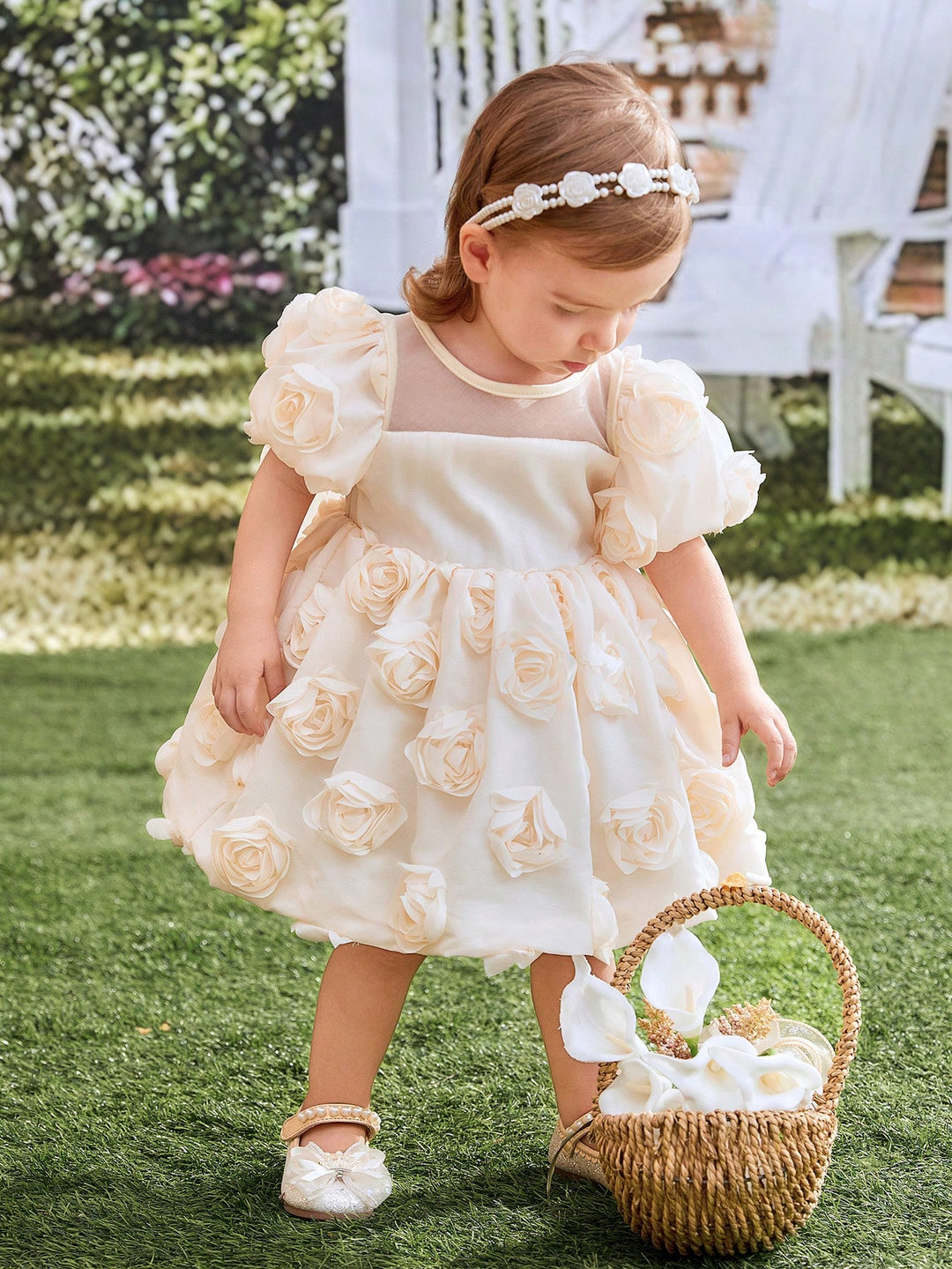 Rochie SHEIN, crem