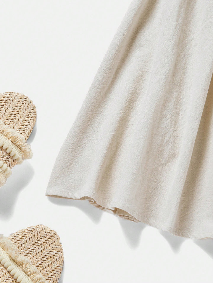 Rochie scurtă SHEIN, bej