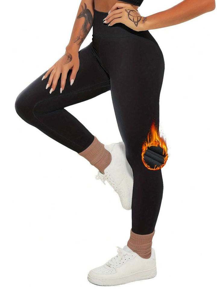 Colanți sport SHEIN, negru