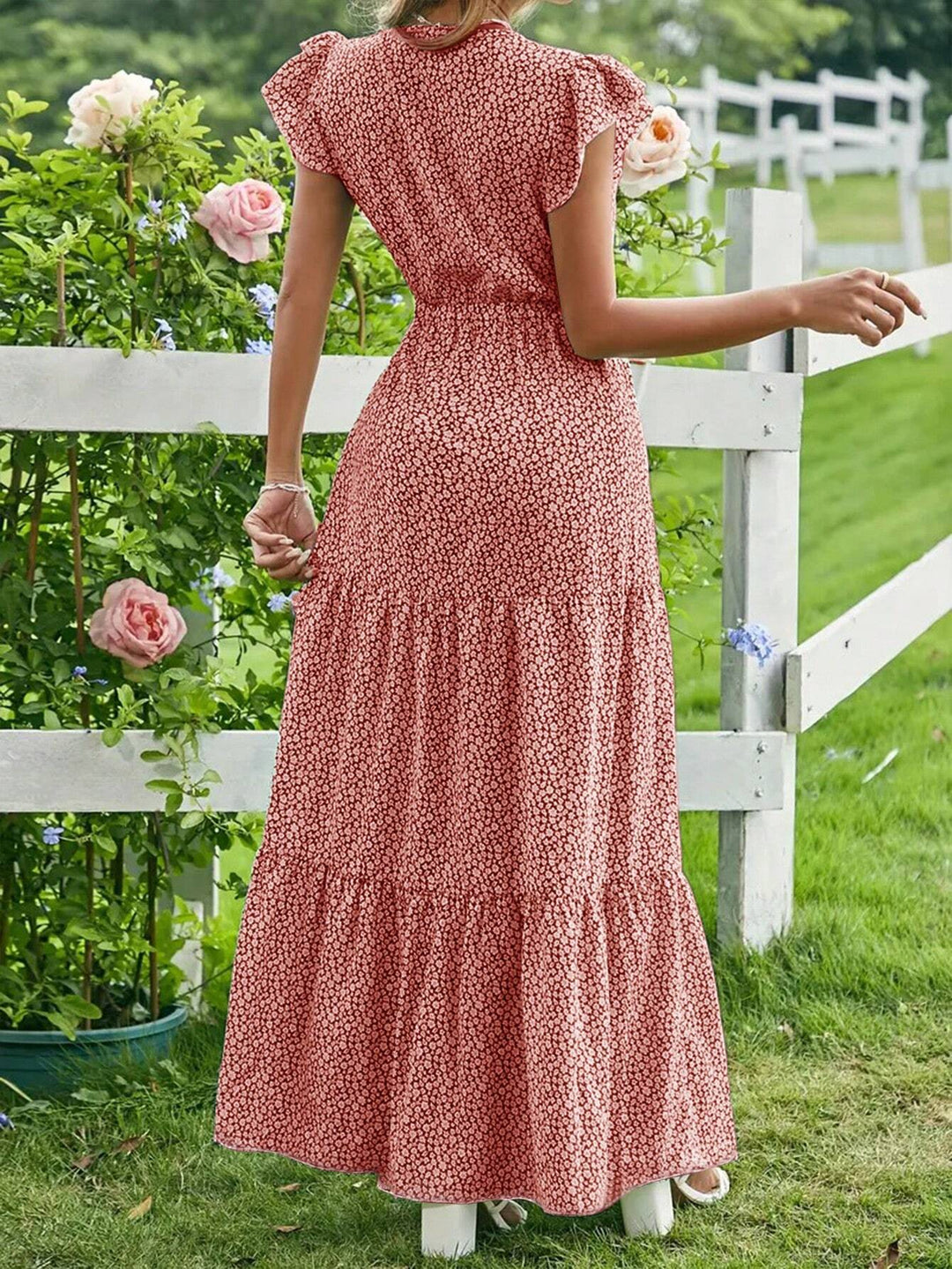 Rochie maxi SHEIN, mix culori