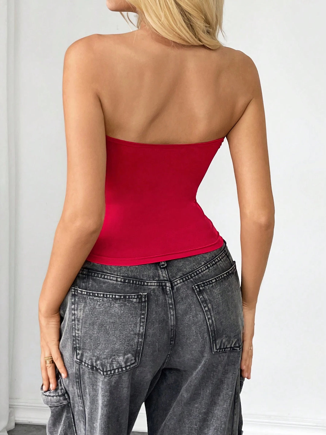 Top SHEIN, roșu
