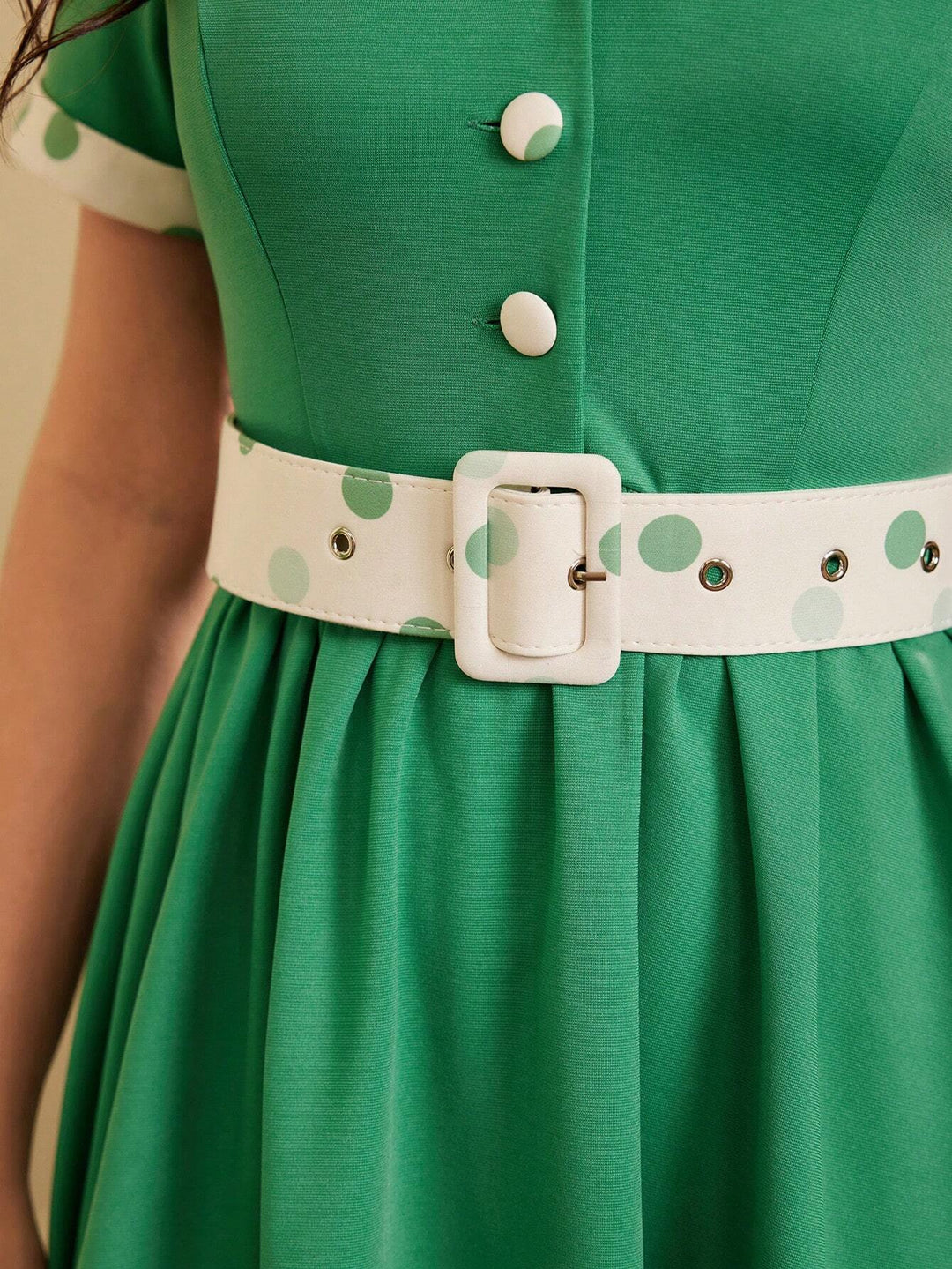Rochie midi SHEIN, verde