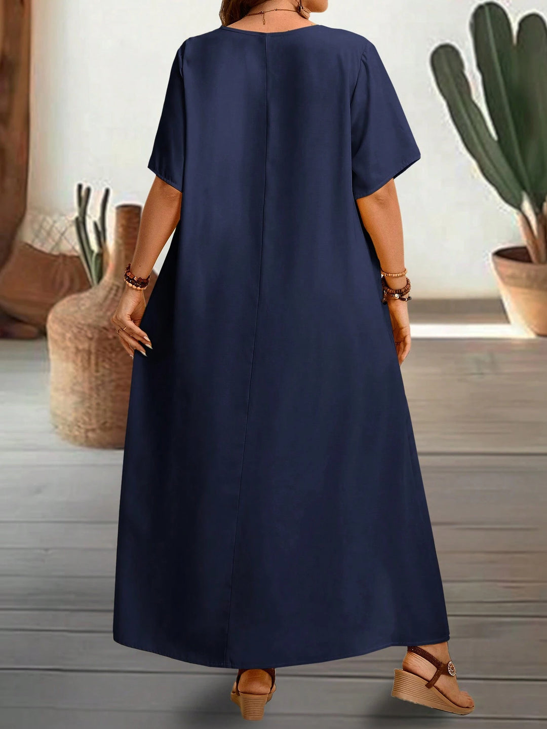 Shein Curve+ maxiruha, sötétkék