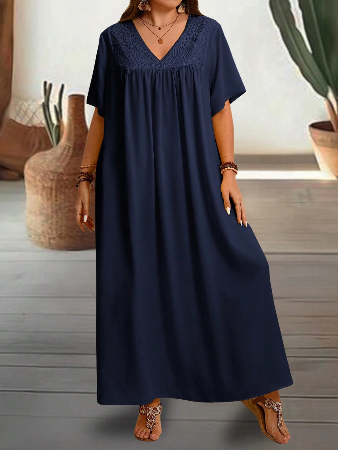 Shein Curve+ maxiruha, sötétkék