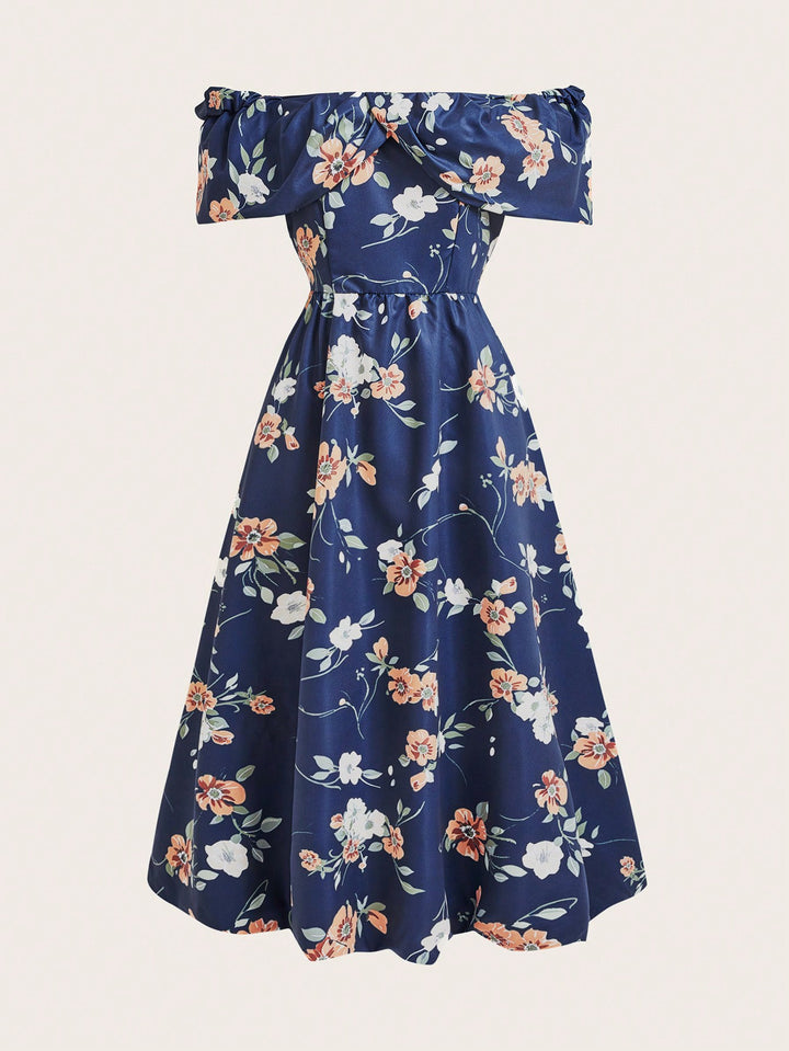 Rochie maxi SHEIN, albastru