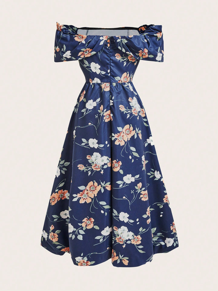 Rochie maxi SHEIN, albastru