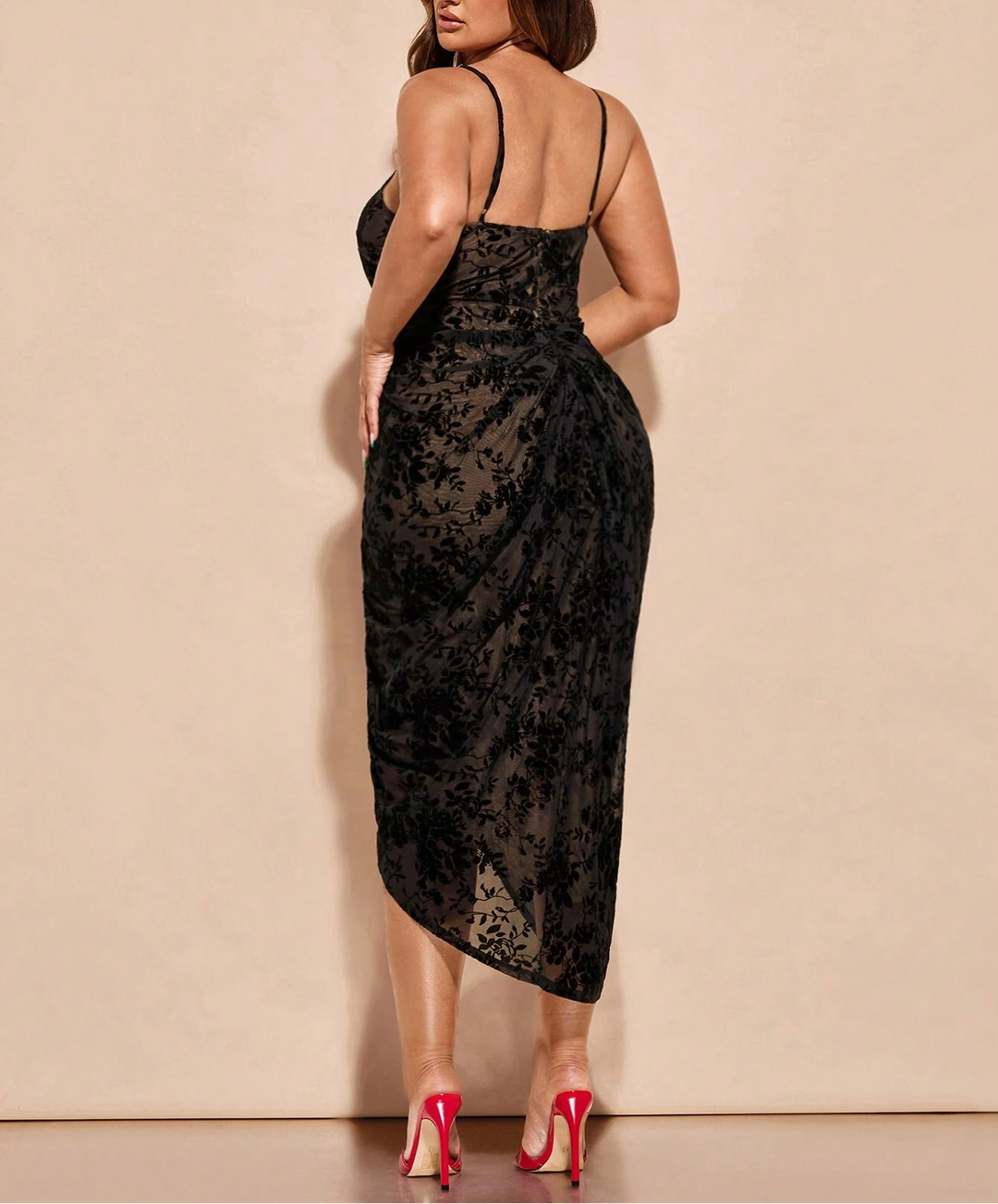 Rochie midi Shein, negru