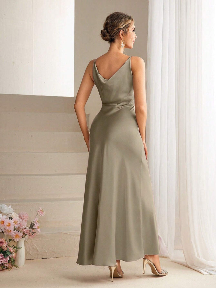 Rochie maxi SHEIN, kaki