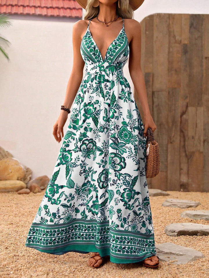 Rochie maxi SHEIN, mix culori