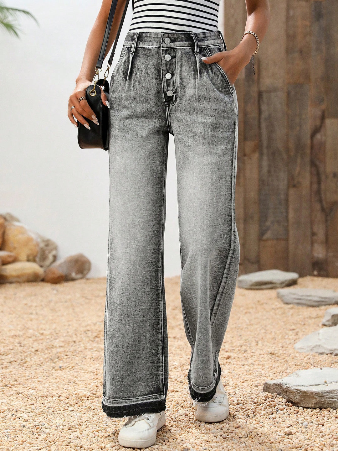Jeans SHEIN, gri