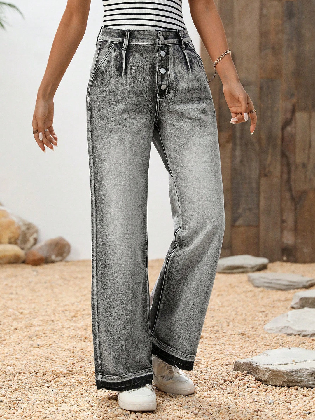 Jeans SHEIN, gri