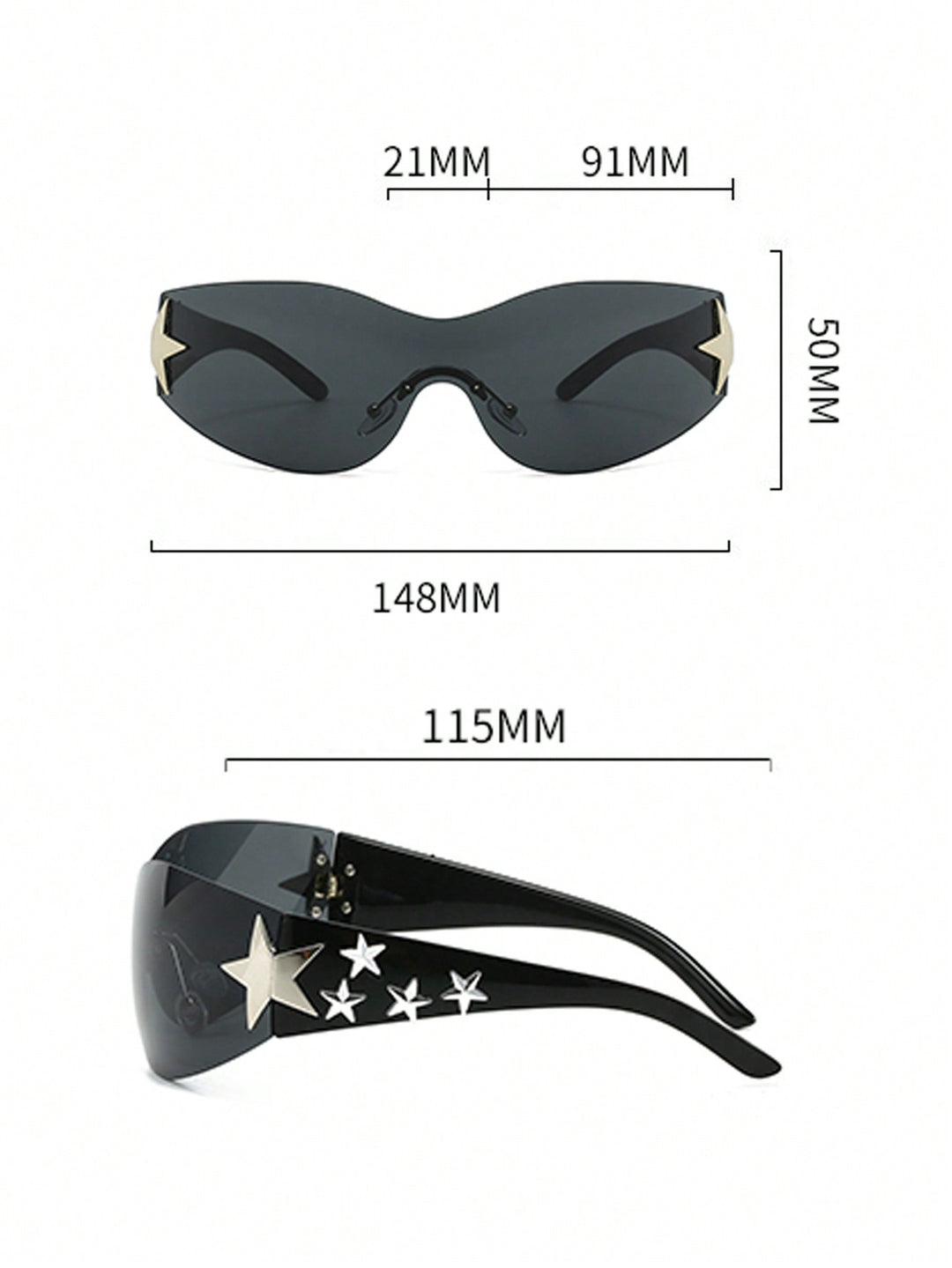Ochelari SHEIN, negru