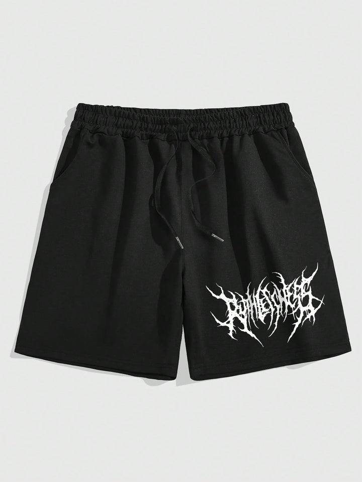 Pantaloni scurți SHEIN, negru