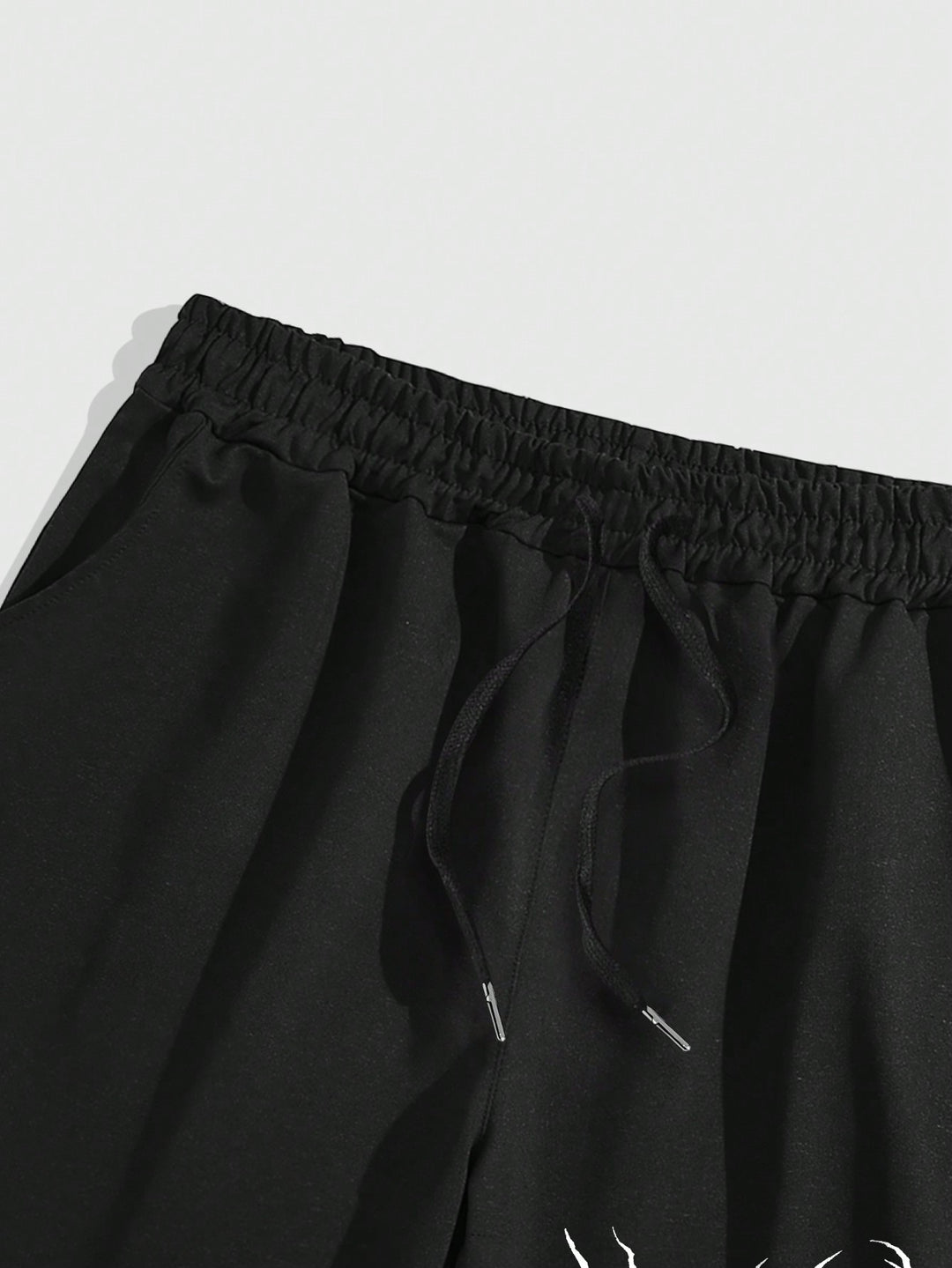 Pantaloni scurți SHEIN, negru