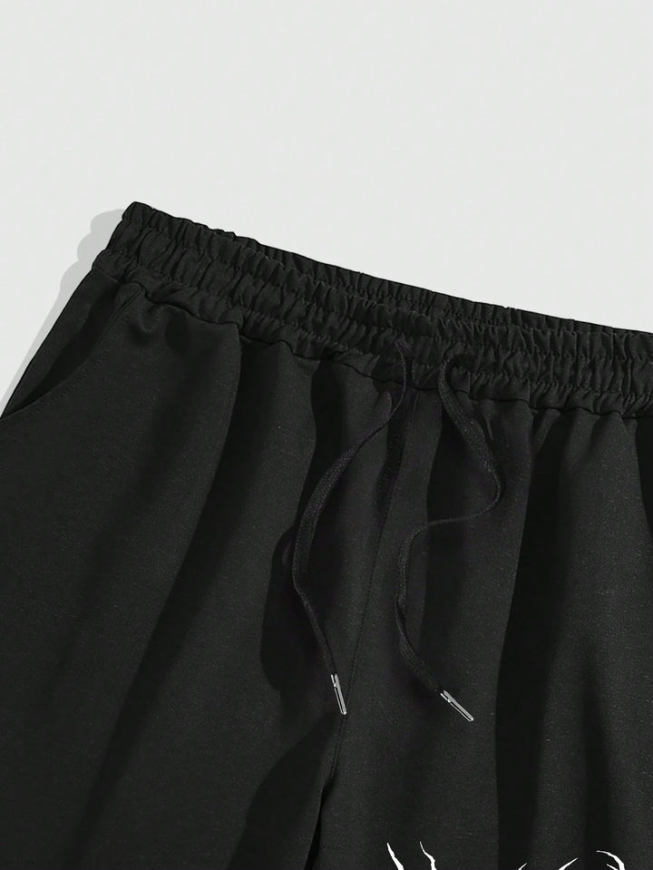 Pantaloni scurți SHEIN, negru
