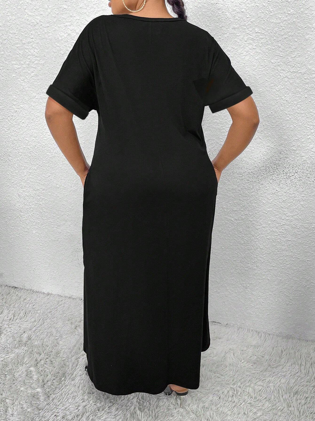 Rochie maxi SHEIN, negru