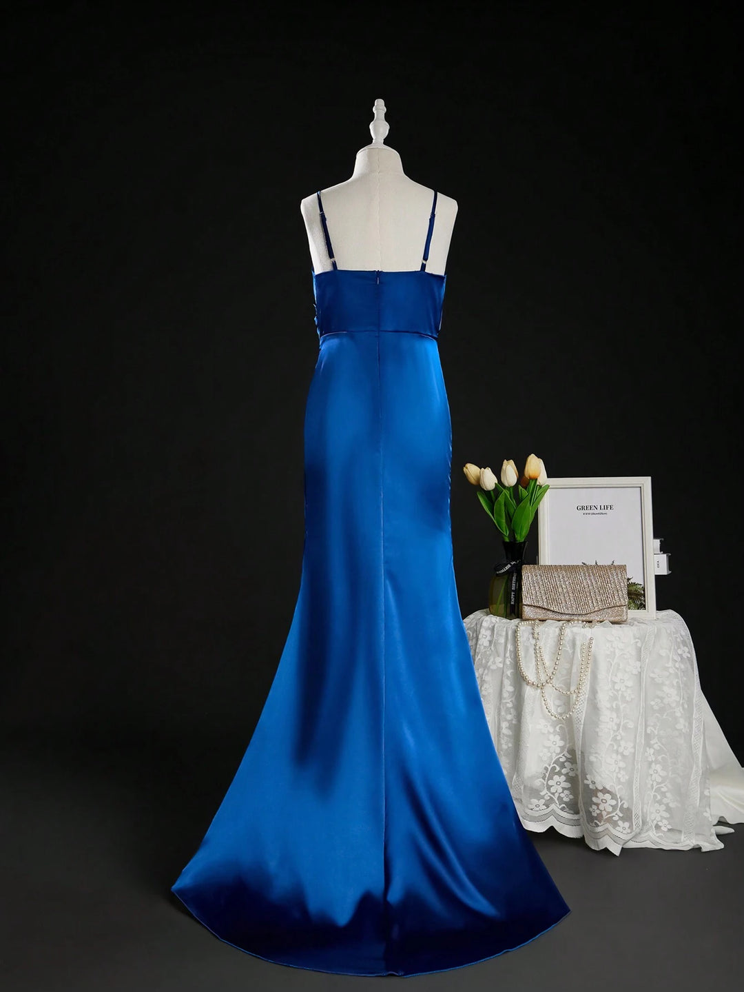Rochie de ocazie SHEIN, albastru