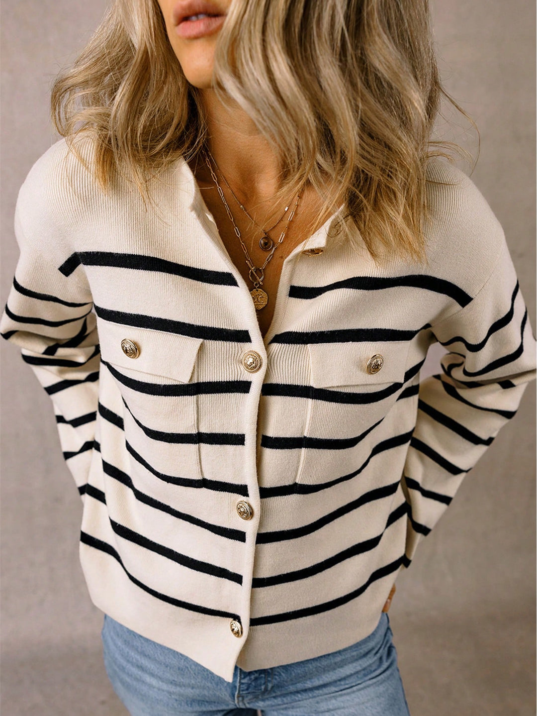 Cardigan SHEIN, alb