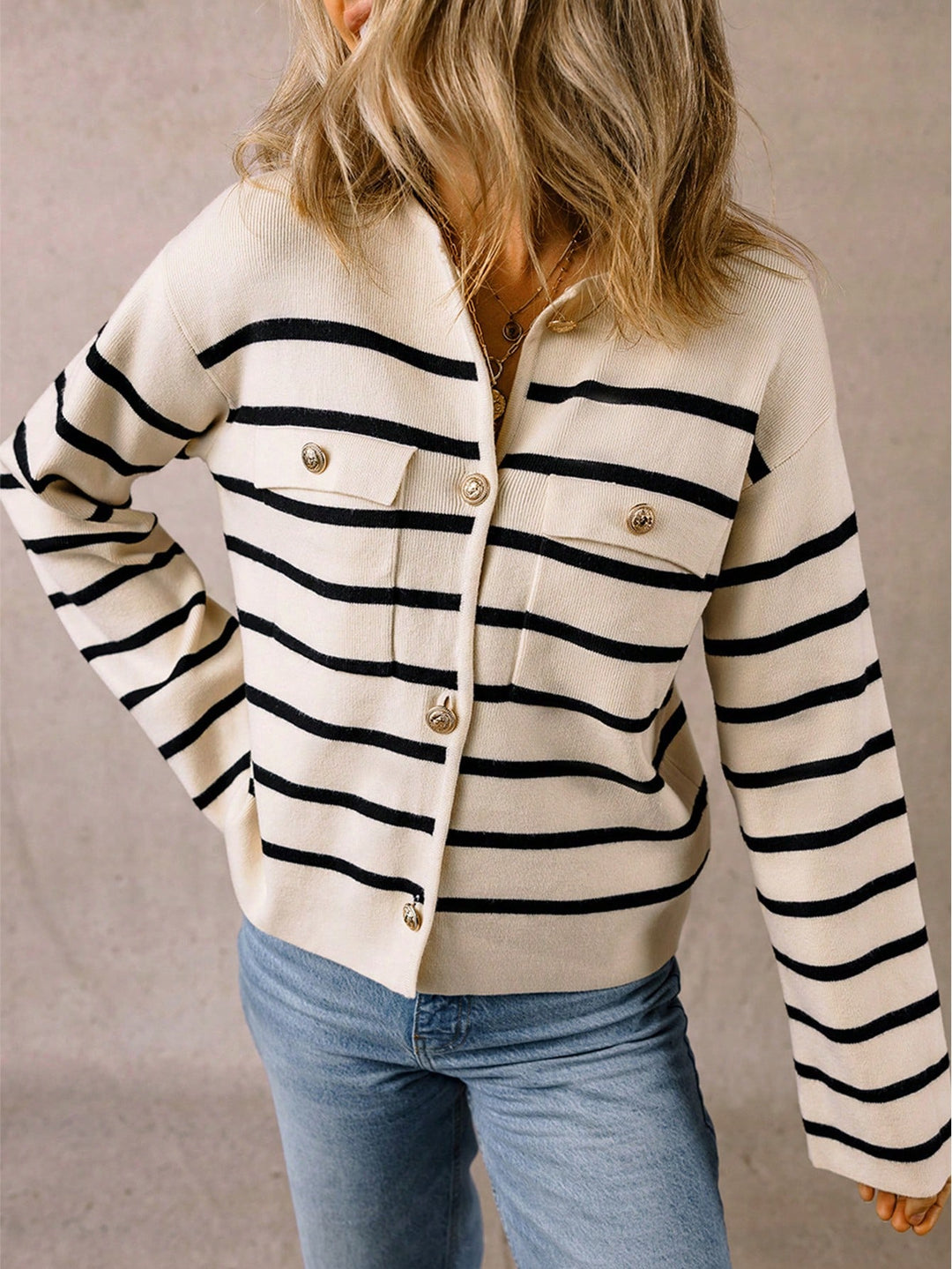 Cardigan SHEIN, alb