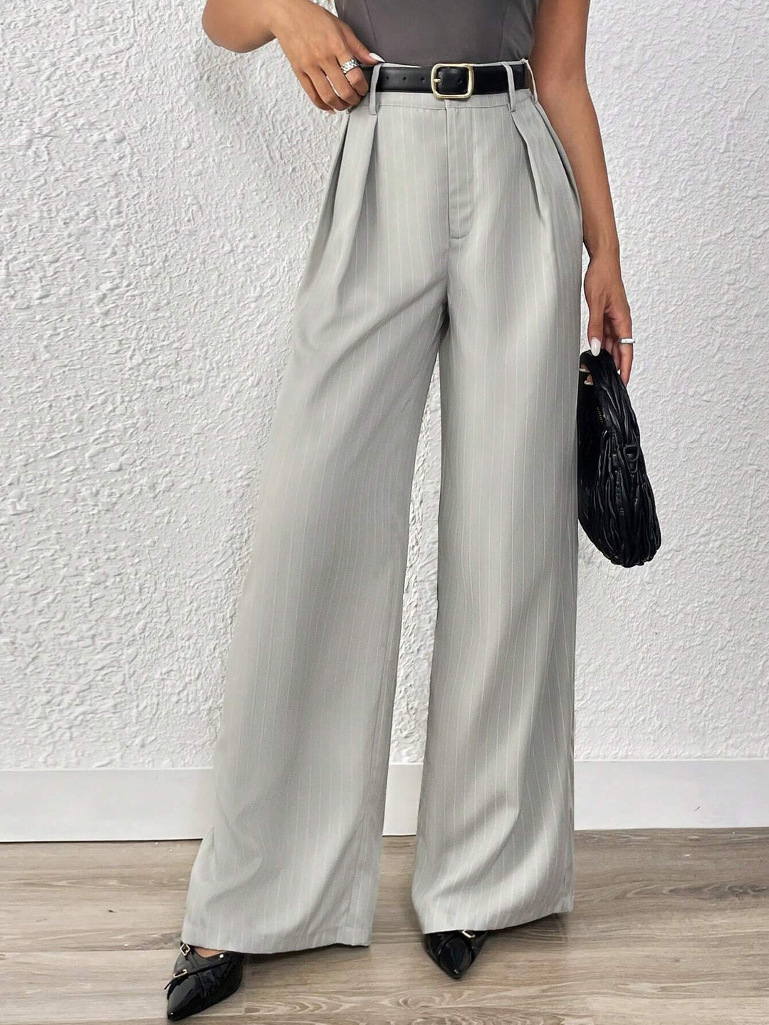 Pantaloni Shein, gri