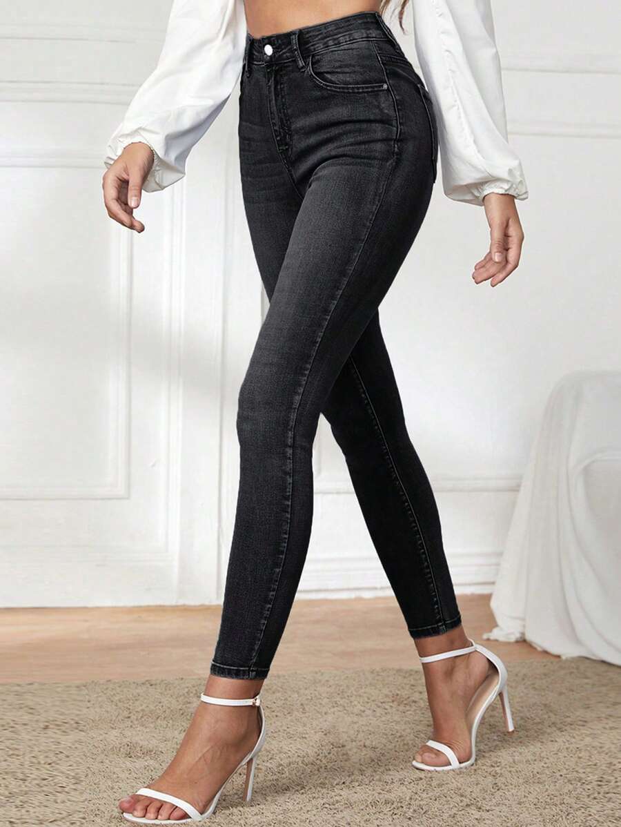 Jeans SHEIN, negru