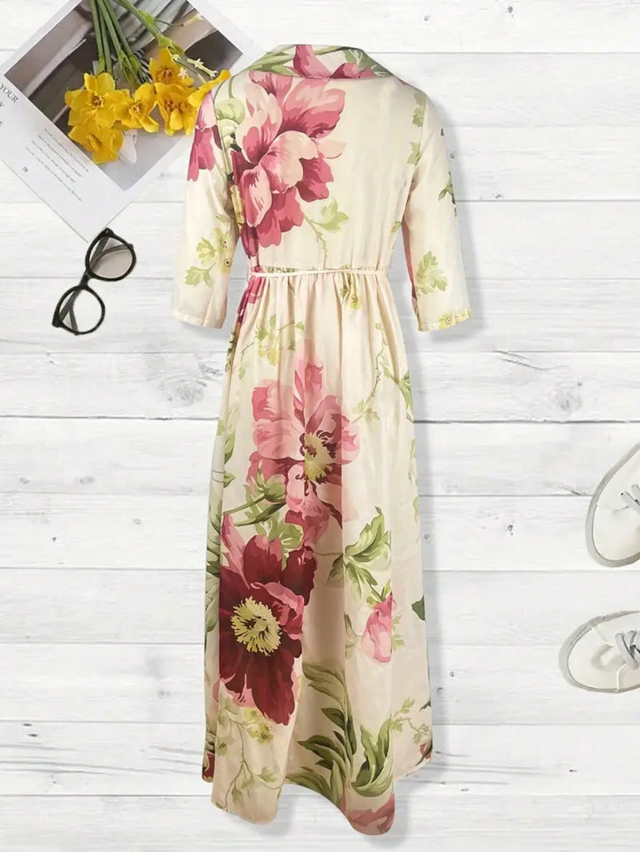 Rochie maxi SHEIN, mix culori