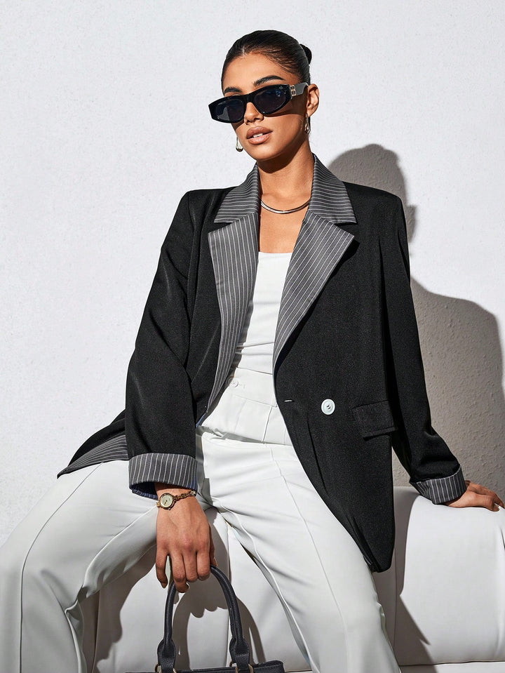 Sacou SHEIN, negru