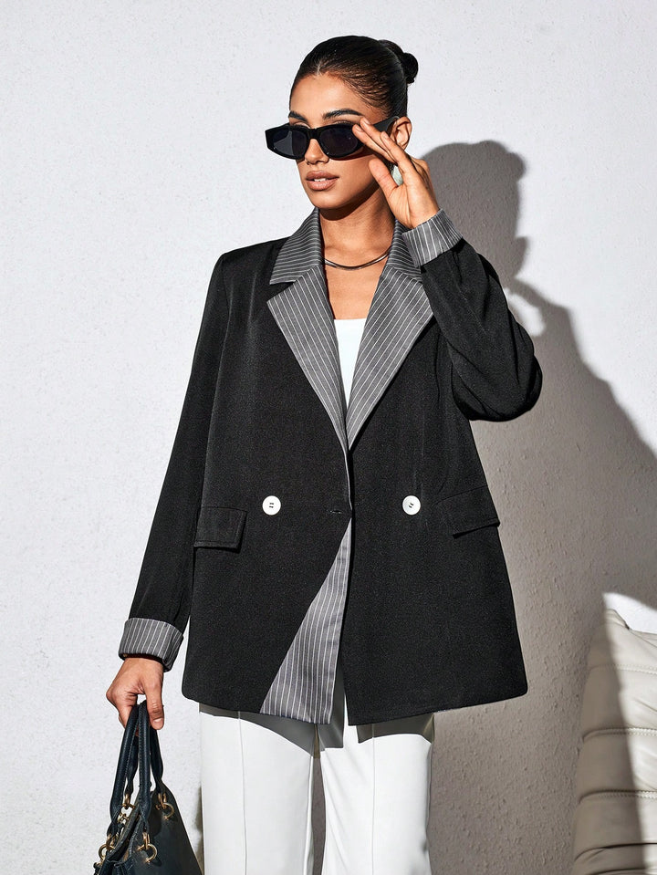 Sacou SHEIN, negru